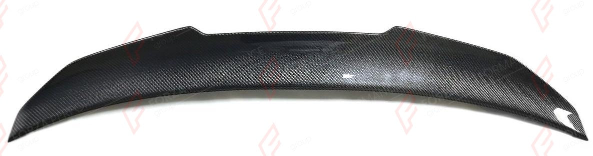 CARBON REAR SPOILER for AUDI A4 S4 RS4 B8.5 2013 - 2016 Psm Style
Set includes:

Rear Spoiler
Material: Carbon

NOTE: Add-on type - installs over the original part. Professional installation is required.