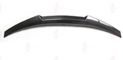 CARBON REAR SPOILER for AUDI A4 S4 RS4 B9 SEDAN 2016 - 2024 M4 Style
Set includes:

Rear Spoiler
Material: Carbon

NOTE: For Sedan only. Add-on type - installs over the original part. Professional installation is required.