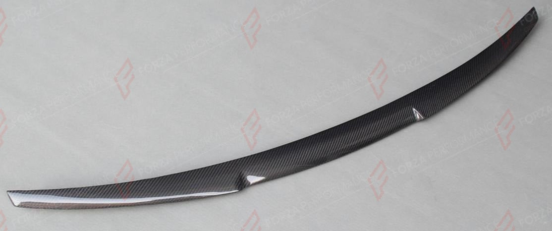 CARBON REAR SPOILER for AUDI A6 S6 RS6 C7 SEDAN 2012 - 2018 M4 Aggressive Style
Set includes:

Rear Spoiler
Material: Carbon

NOTE: For Sedan only. Add-on type - installs over the original part. Professional installation is required.
