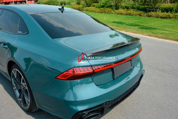 CARBON REAR SPOILER for AUDI A7L 2019 - 2024

Set includes:

Rear&nbsp;Spoiler

Material: Carbon Fiber /&nbsp; Forged Carbon

NOTE: Professional installation is required