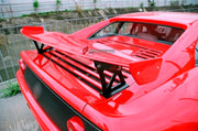 Carbon Rear Spoiler Wing for Ferrari F355 SD003
Set includes:

Rear Spoiler Wing
Material: Carbon

NOTE: Professional installation is required.