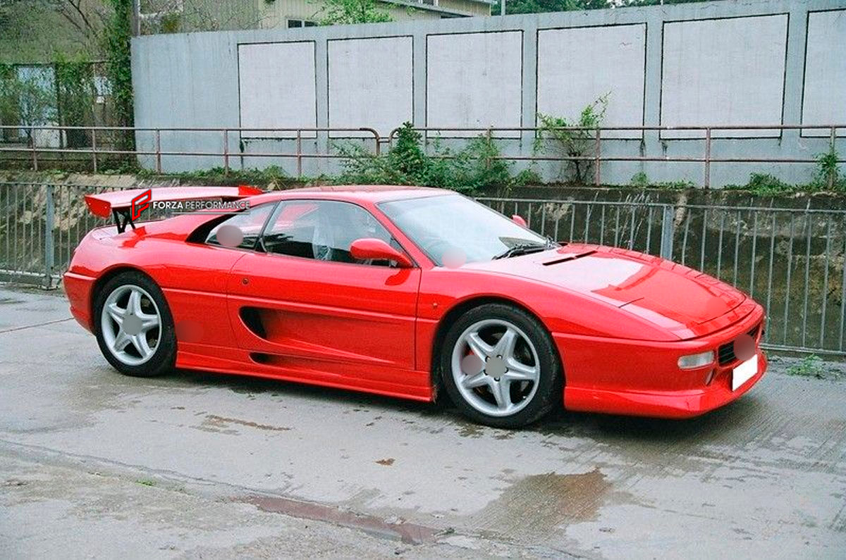Carbon Rear Spoiler Wing for Ferrari F355 SD003
Set includes:

Rear Spoiler Wing
Material: Carbon

NOTE: Professional installation is required.
