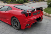 CARBON REAR SPOILER for FERRARI F430 2004 - 2009

Set includes:

Rear Spoiler

Material: Carbon fiber

NOTE: Professional installation is required.