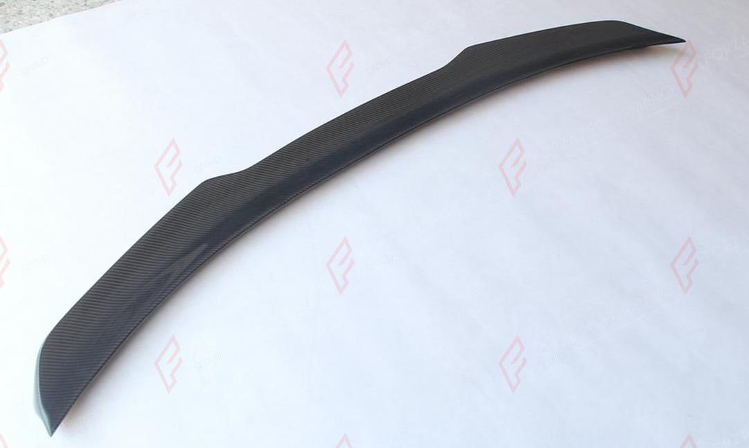 CARBON REAR SPOILER for FORD MUSTANG S550 2015 - 2023 B Style
Set includes:

Rear Spoiler
Material: Carbon

NOTE: Add-on type - installs over the original part. Professional installation is required.