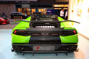 Carbon Rear Spoiler Wing for Lamborghini Huracan LP580 LP610
Set includes:

Rear Spoiler Wing
Material: Carbon

NOTE: Professional installation is required.