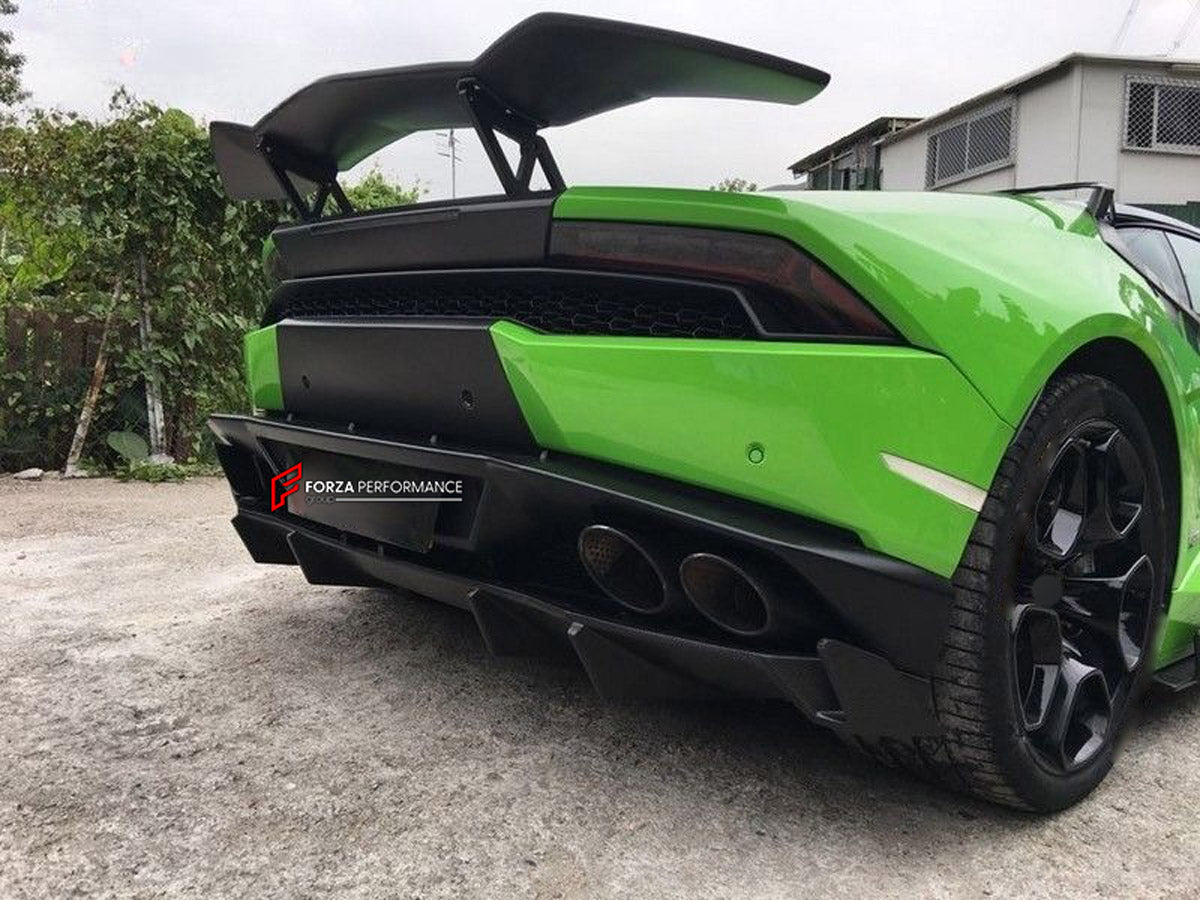 Carbon Rear Spoiler Wing for Lamborghini Huracan LP580 LP610
Set includes:

Rear Spoiler Wing
Material: Carbon

NOTE: Professional installation is required.
