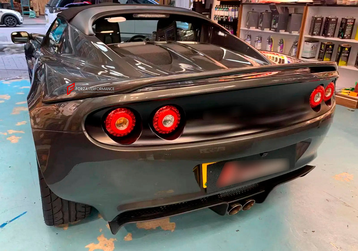 CARBON REAR TRUNK SPOILER for LOTUS ELISE II S2 2002 - 2006

Set Include:

Rear Trunk Spoiler
Material: Carbon

Note: Professional installation is required.
