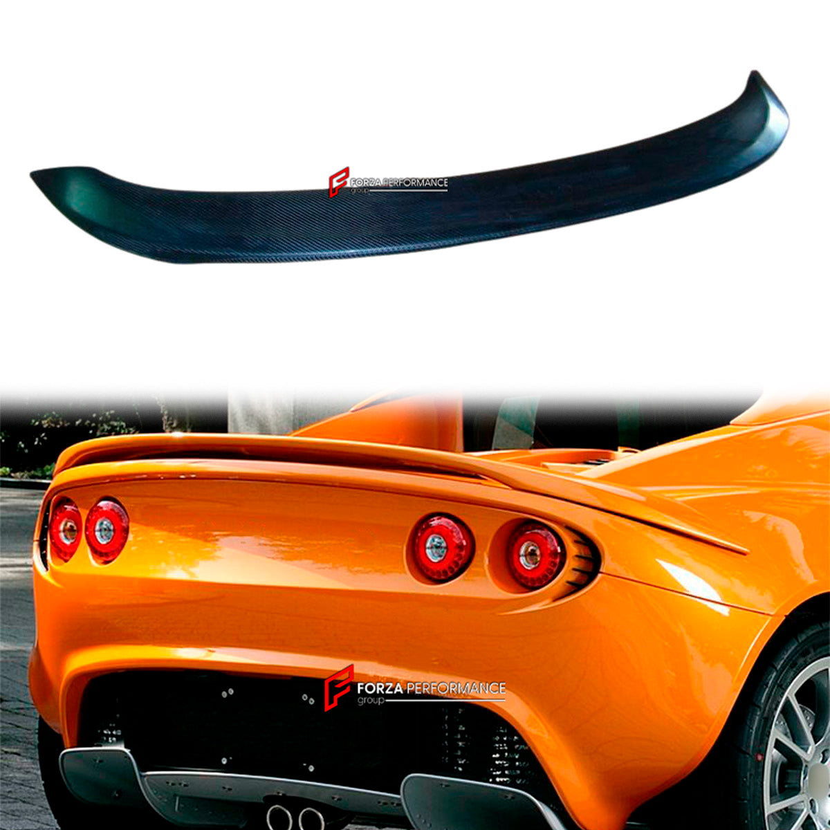 CARBON REAR TRUNK SPOILER for LOTUS ELISE II S2 2002 - 2006

Set Include:

Rear Trunk Spoiler
Material: Carbon

Note: Professional installation is required.