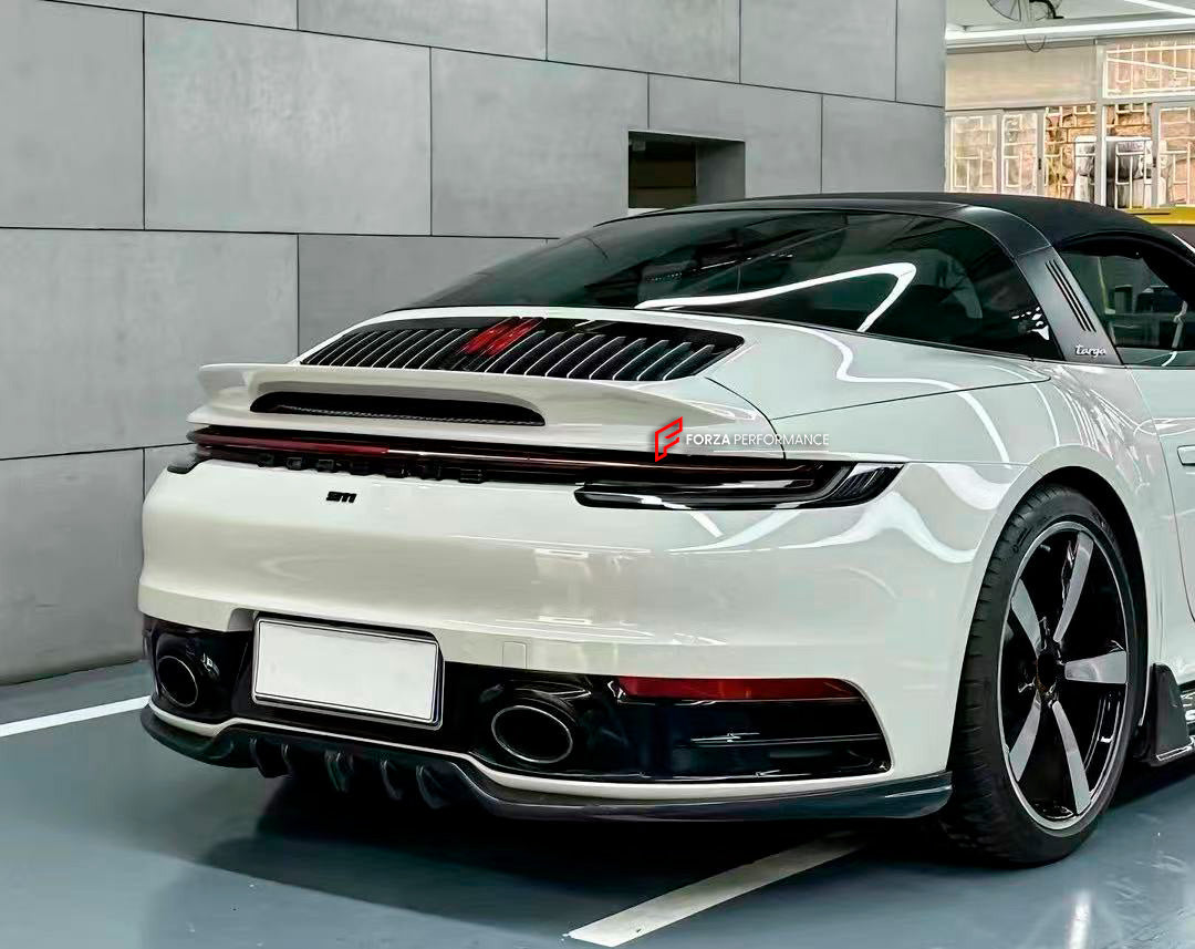 CARBON REAR SPOILER for PORSCHE 911 992.1 TARGA 4 GTS 2021 - 2024

Set includes:

Rear Spoiler


Material: Carbon Fiber

Note: Professional installation is required.