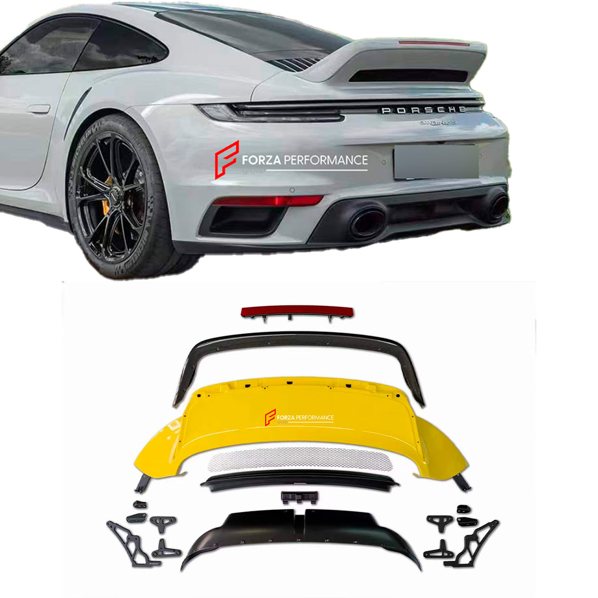 CARBON REAR SPOILER for PORSCHE 911 992 TURBO 2019 - 2025

Set includes:

Rear Spoiler


Material: Carbon Fiber

Note: Professional installation is required.