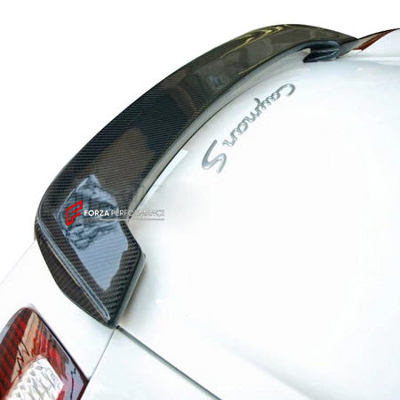 CARBON REAR SPOILER for PORSCHE BOXSTER CAYMAN 987.1 987.2 2004 - 2012
Set includes:

Rear Spoiler
Material: Carbon

NOTE: Professional installation is required.

Why “Contact Us for Pricing”?
We don’t display fixed prices because our goal is to offer you the most competitive deal possible. Product costs often decrease over time, and by requesting a quote, you’ll receive our most up-to-date price on market.

SECURED PAYMENT METHODS 
PayPal (+4.4% fee)
Visa / Mastercard / American Express (through PayPal)
Ba