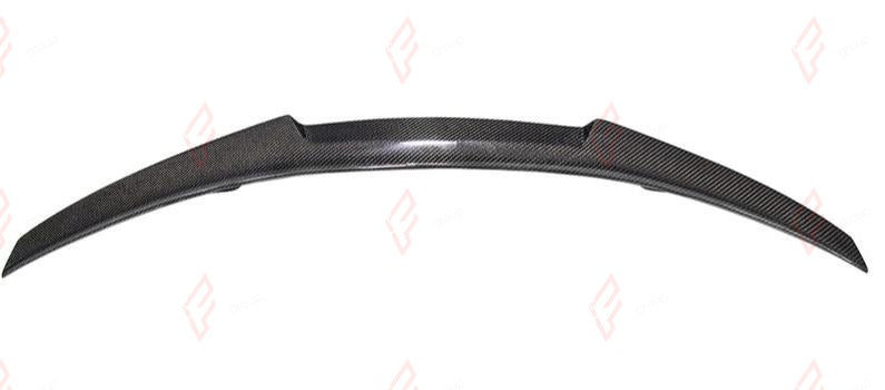 CARBON REAR SPOILER M4 STYLE for BMW M5 F90 2018 - 2023
Set includes:

Rear Spoiler
Material: Carbon

NOTE: Add-on type - installs over the original part. Professional installation is required.