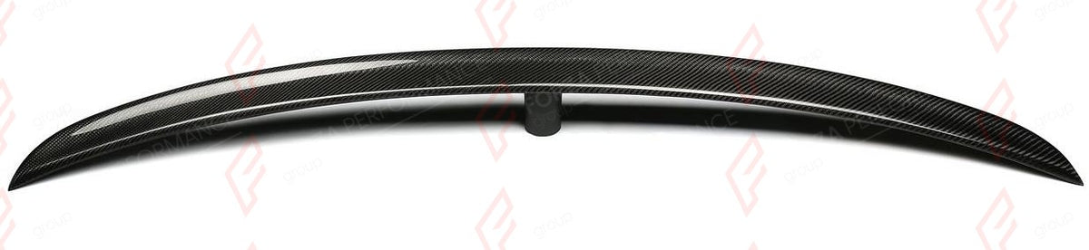 CARBON REAR SPOILER S4 STYLE for AUDI A4 S4 RS4 B8.5 2013 - 2016
Set includes:

Rear Spoiler
Material: Carbon

NOTE: Add-on type - installs over the original part. Professional installation is required.