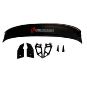 Carbon Rear Spoiler Wing for BMW M4 F82 2014 - 2020
Set includes:

Rear Spoiler Wing
Material: Carbon

NOTE: Professional installation is required.