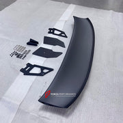 Carbon Rear Spoiler Wing for BMW M4 F82 2014 - 2020
Set includes:

Rear Spoiler Wing
Material: Carbon

NOTE: Professional installation is required.