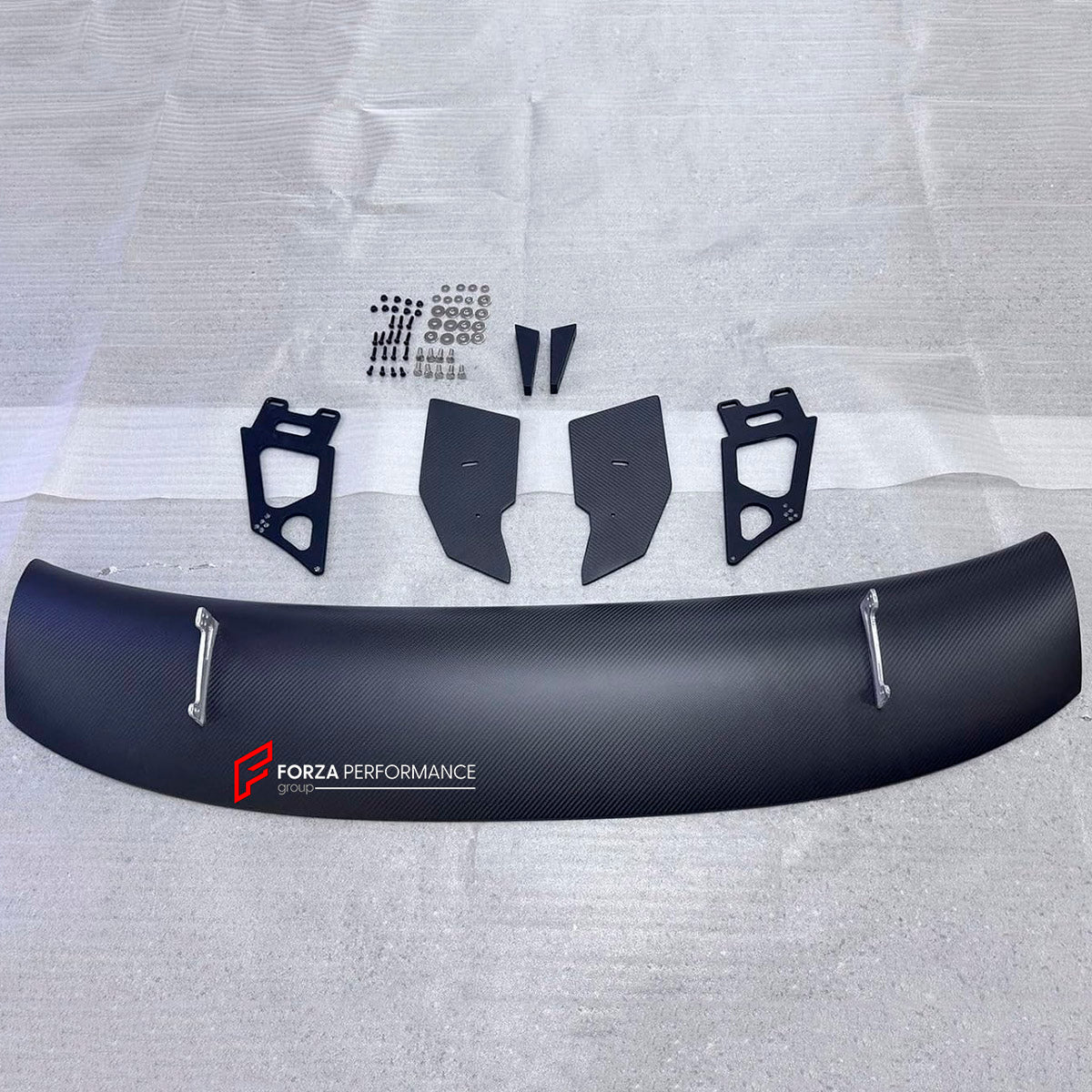 Carbon Rear Spoiler Wing for BMW M4 F82 2014 - 2020
Set includes:

Rear Spoiler Wing
Material: Carbon

NOTE: Professional installation is required.