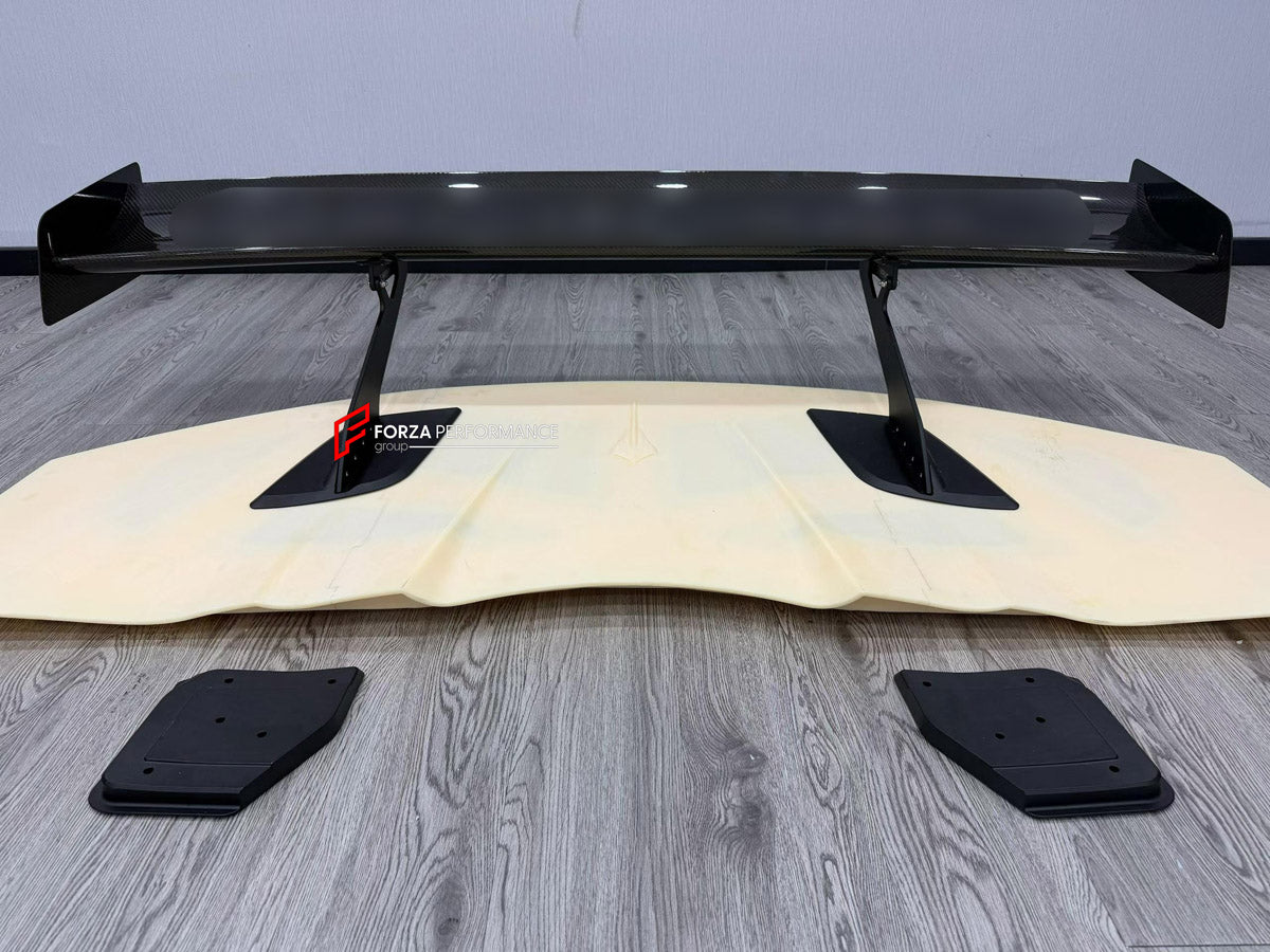 CARBON REAR SPOILER WING for CHEVROLET CORVETTE C8 2020+

Set includes:
Rear Spoiler Wing

Material: Carbon

NOTE: Professional installation is required.