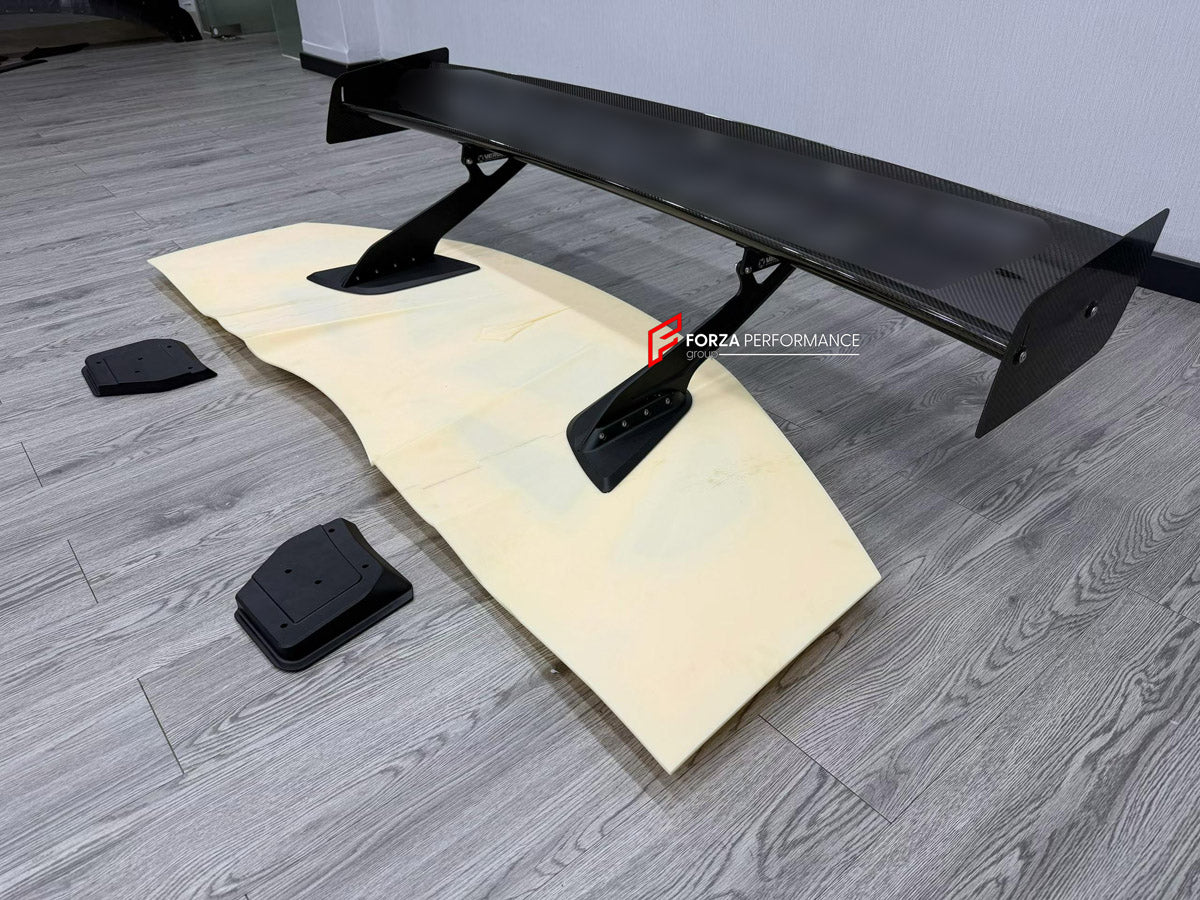 CARBON REAR SPOILER WING for CHEVROLET CORVETTE C8 2020+

Set includes:
Rear Spoiler Wing

Material: Carbon

NOTE: Professional installation is required.