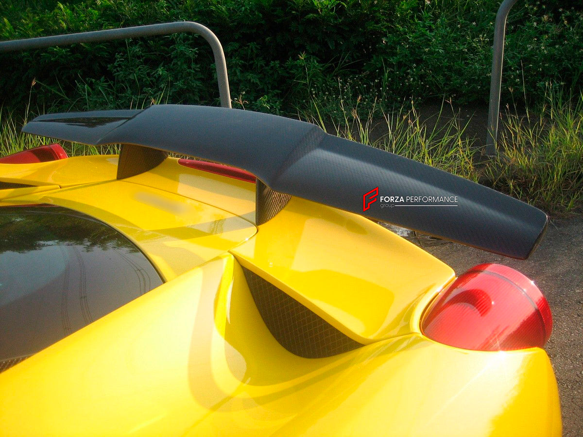 Carbon Rear Spoiler Wing for Ferrari 458 Italia
Set includes:

Rear Spoiler Wing
Material: Carbon

NOTE: Professional installation is required.