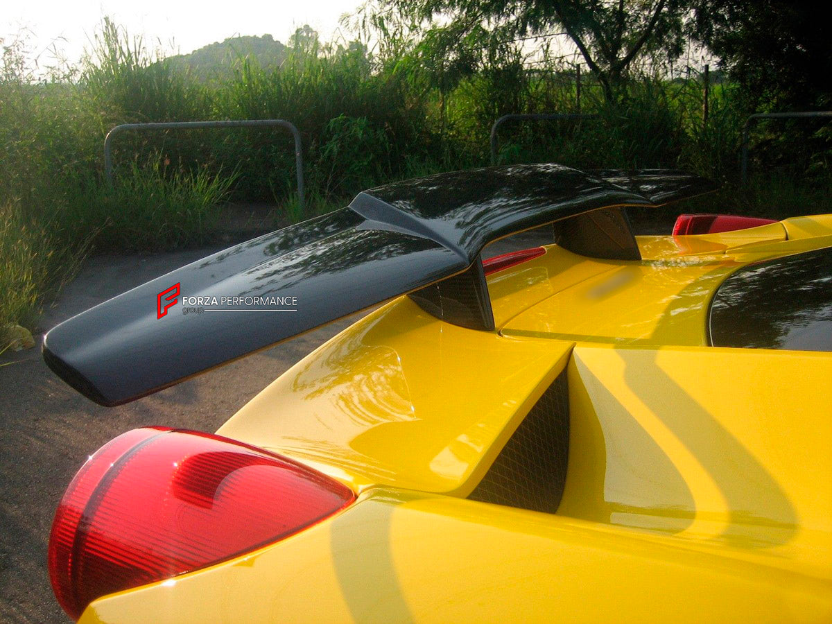 Carbon Rear Spoiler Wing for Ferrari 458 Italia
Set includes:

Rear Spoiler Wing
Material: Carbon

NOTE: Professional installation is required.