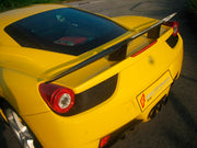 Carbon Rear Spoiler Wing for Ferrari 458 Italia
Set includes:

Rear Spoiler Wing
Material: Carbon

NOTE: Professional installation is required.