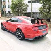 CARBON REAR SPOILER WING for FORD MUSTANG VI S550 2015 - 2023 FORZA PERFORMANCE custom fit Voltex Style

Set includes:
Rear Spoiler Wing

Material: Carbon

NOTE: Professional installation is required.