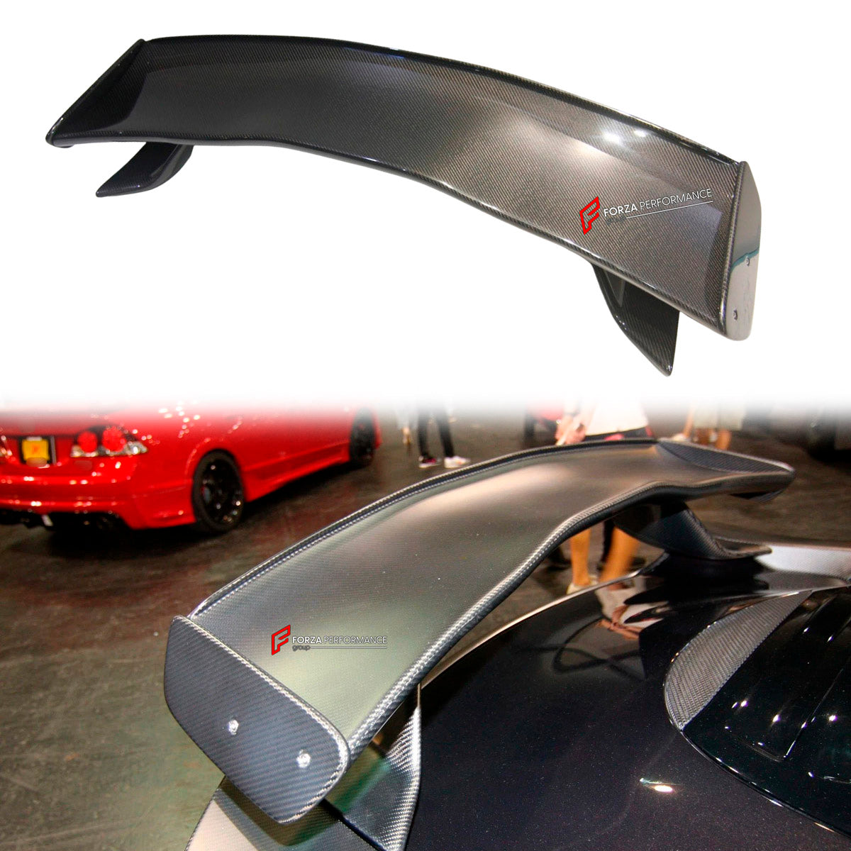 Carbon Rear Spoiler Wing for Lotus Evora S GT4 2010 - 2015
Set includes:

Rear Spoiler Wing
Material: Carbon

NOTE: Professional installation is required.