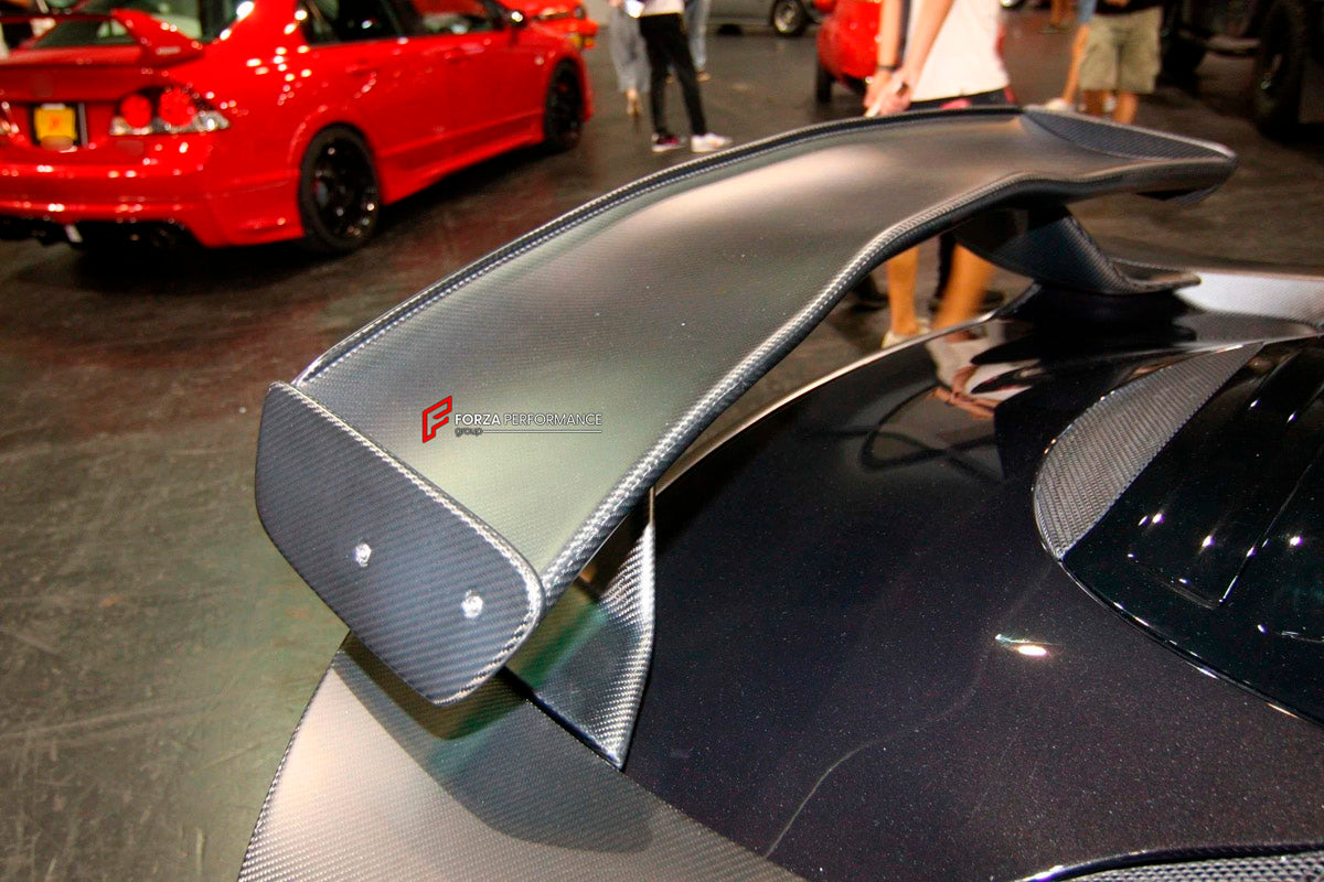 Carbon Rear Spoiler Wing for Lotus Evora S GT4 2010 - 2015
Set includes:

Rear Spoiler Wing
Material: Carbon

NOTE: Professional installation is required.