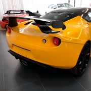 Carbon Rear Spoiler Wing for Lotus Evora S GT4 GTE 2009 - 2021
Set includes:

Rear Spoiler Wing
Material: Carbon

NOTE: Professional installation is required.