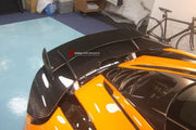 CARBON REAR SPOILER WING for McLaren 720S Coupe
Set includes:

Rear Spoiler Wing
Material: Carbon

NOTE: Professional installation is required.