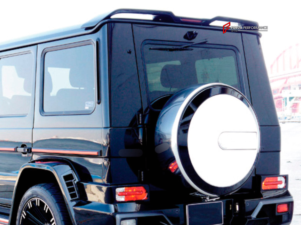 CARBON REAR SPOILER WING for MERCEDES-BENZ G-CLASS W463 G63 2008 - 2018 FORZA PERFORMANCE custom fit WD Style

Set includes:
Rear Spoiler Wing

Material: Carbon

NOTE: Professional installation is required.