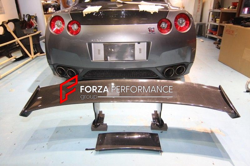 CARBON REAR SPOILER WING for NISSAN GT-R R35 2008 - 2017