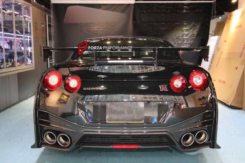 CARBON REAR SPOILER WING for NISSAN GT-R R35 2008 - 2017