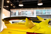 Carbon Rear Spoiler Wing for Porsche 911 991
Set includes:

Rear Spoiler Wing
Material: Carbon

NOTE: Professional installation is required.