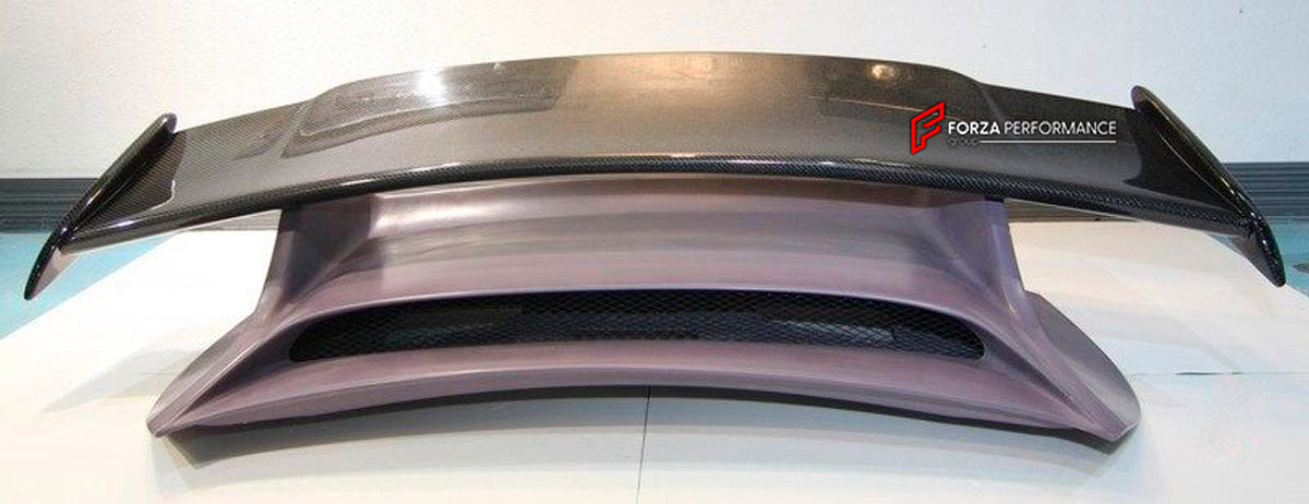 Carbon Rear Spoiler Wing for Porsche 911 991
Set includes:

Rear Spoiler Wing
Material: Carbon

NOTE: Professional installation is required.