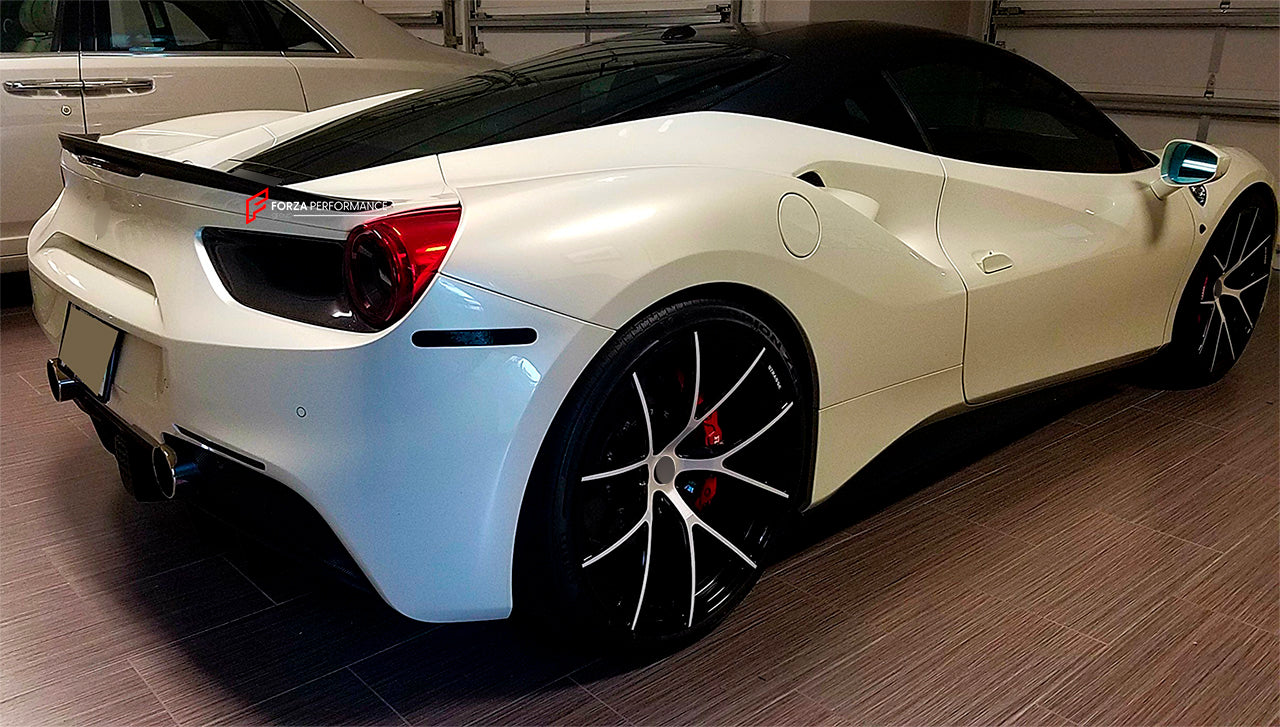 CARBON REAR TRUNK LIP SLOILER for FERRARI F488 SPIDER F8 2015 - 2019

Set includes:&nbsp;

&nbsp;Rear Trunk Lip Spoiler

Material: Carbon&nbsp;

Note: Professional installation is required.

Why “Contact Us for Pricing”?

We don’t display fixed prices because our goal is to offer you the most competitive deal possible. Product costs often decrease over time, and by requesting a quote, you’ll receive our most up-to-date price on market.

SECURED PAYMENT METHODS&nbsp;
PayPal (+4.4% fee)
Visa / Mastercard / Am