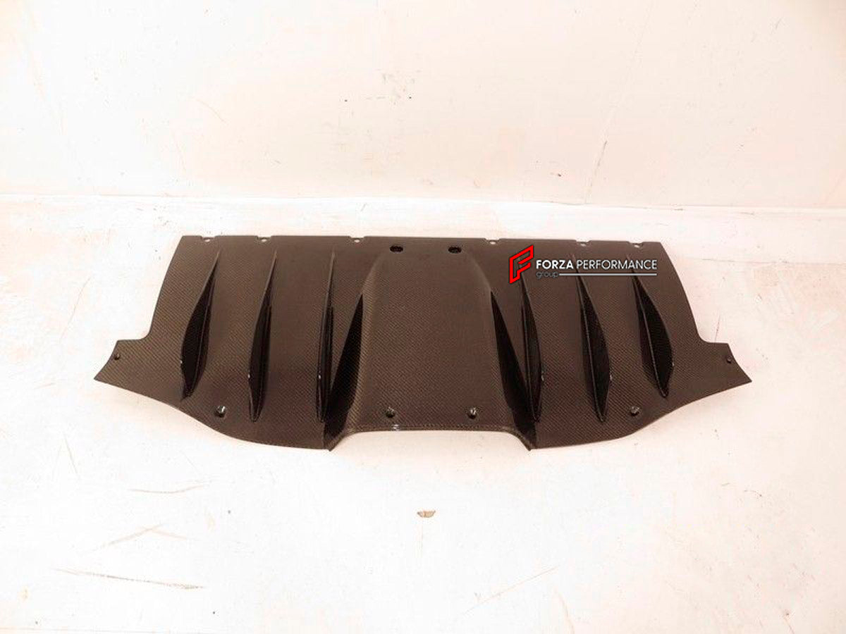Carbon Rear Under Diffuser With Fins for Ferrari 458 Italia Spider
Set includes:

Rear Diffuser
Material: Carbon

NOTE: Professional installation is required.