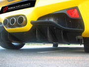 Carbon Rear Under Diffuser With Fins for Ferrari 458 Italia Spider
Set includes:

Rear Diffuser
Material: Carbon

NOTE: Professional installation is required.