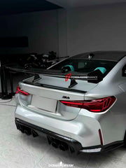 CARBON REAR WING SPOILER for BMW M4 G82 2021 - 2024
Set includes:

Rear Wing Spoiler
Material: Carbon

NOTE: Professional installation is required.
