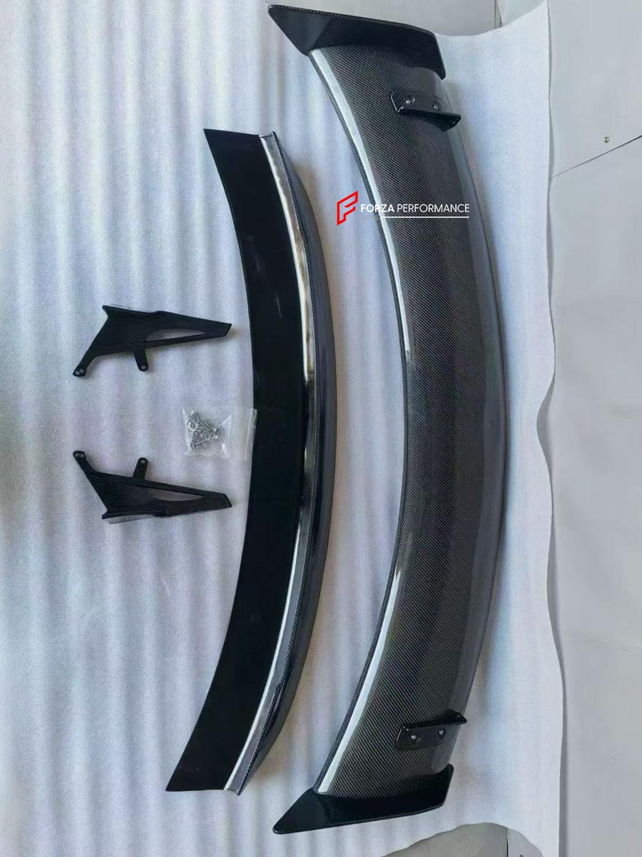CARBON REAR WING SPOILER for FORD MUSTANG VII 7 S650 2024+ Forza Performance Custom fit
Set includes:

Rear Wing Spoiler
Material: Carbon

NOTE: Professional installation is required.
