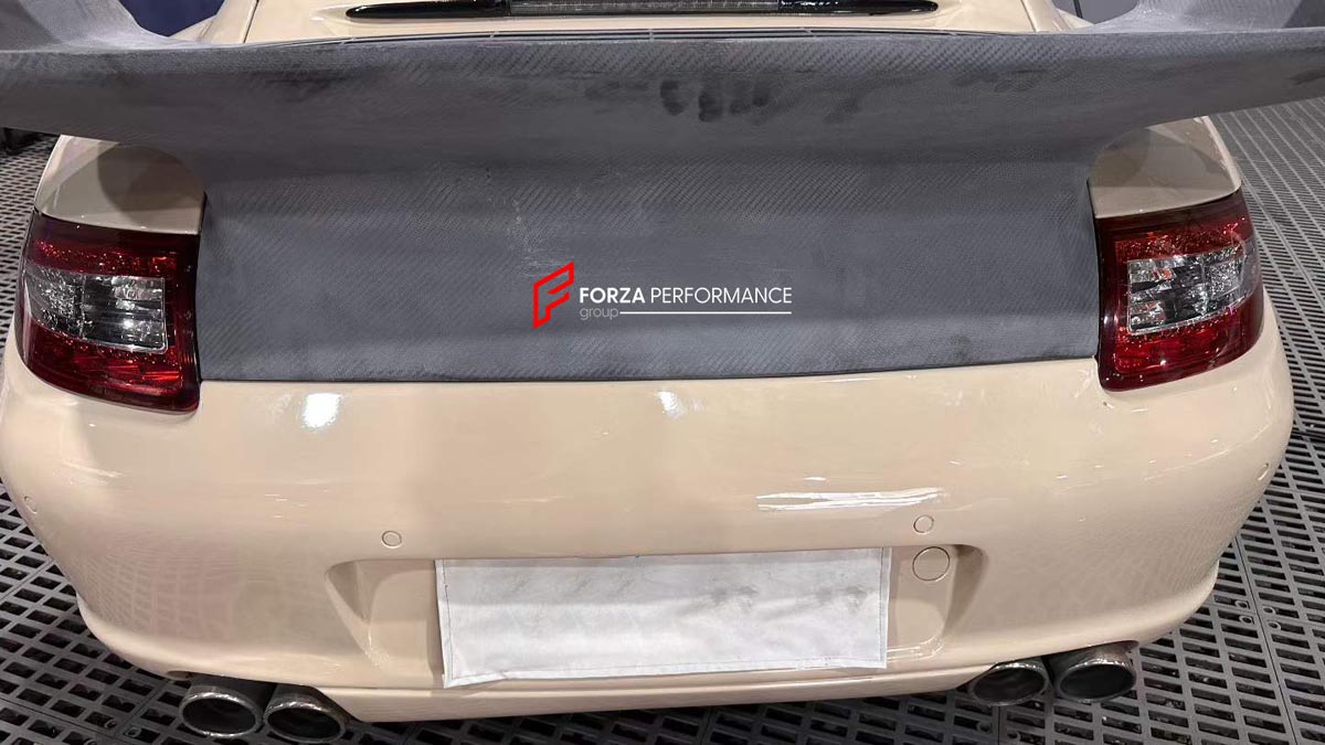 CARBON REAR WING SPOILER for PORSCHE 911 997 CARRERA 2004 - 2013
Set includes:

Rear Wing Spoiler
Material: Carbon

NOTE: Professional installation is required.