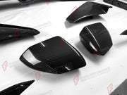 CARBON FRONT LIP for LAMBORGHINI REVUELTO 2023+

Set includes:

Front Lip Splitter
Front Bumper Canards
Side Mirror Covers
Fender Trims
Side Skirts
Air Vents Trims
Rear Engine Bay Cover
Rear Wing Spoiler
Rear Bumper Canards
Rear Diffuser

Material: Carbon

NOTE: Professional installation is required.