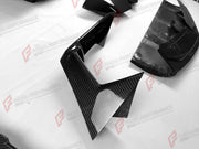 CARBON FRONT LIP for LAMBORGHINI REVUELTO 2023+

Set includes:

Front Lip Splitter
Front Bumper Canards
Side Mirror Covers
Fender Trims
Side Skirts
Air Vents Trims
Rear Engine Bay Cover
Rear Wing Spoiler
Rear Bumper Canards
Rear Diffuser

Material: Carbon

NOTE: Professional installation is required.