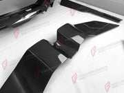 CARBON FRONT LIP for LAMBORGHINI REVUELTO 2023+

Set includes:

Front Lip Splitter
Front Bumper Canards
Side Mirror Covers
Fender Trims
Side Skirts
Air Vents Trims
Rear Engine Bay Cover
Rear Wing Spoiler
Rear Bumper Canards
Rear Diffuser

Material: Carbon

NOTE: Professional installation is required.