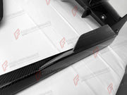 CARBON FRONT LIP for LAMBORGHINI REVUELTO 2023+

Set includes:

Front Lip Splitter
Front Bumper Canards
Side Mirror Covers
Fender Trims
Side Skirts
Air Vents Trims
Rear Engine Bay Cover
Rear Wing Spoiler
Rear Bumper Canards
Rear Diffuser

Material: Carbon

NOTE: Professional installation is required.