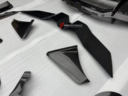 CARBON FRONT LIP for LAMBORGHINI REVUELTO 2023+

Set includes:

Front Lip Splitter
Front Bumper Canards
Side Mirror Covers
Fender Trims
Side Skirts
Air Vents Trims
Rear Engine Bay Cover
Rear Wing Spoiler
Rear Bumper Canards
Rear Diffuser

Material: Carbon

NOTE: Professional installation is required.