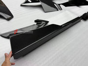 CARBON FRONT LIP for LAMBORGHINI REVUELTO 2023+

Set includes:

Front Lip Splitter
Front Bumper Canards
Side Mirror Covers
Fender Trims
Side Skirts
Air Vents Trims
Rear Engine Bay Cover
Rear Wing Spoiler
Rear Bumper Canards
Rear Diffuser

Material: Carbon

NOTE: Professional installation is required.