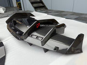 CARBON FRONT LIP for LAMBORGHINI REVUELTO 2023+

Set includes:

Front Lip Splitter
Front Bumper Canards
Side Mirror Covers
Fender Trims
Side Skirts
Air Vents Trims
Rear Engine Bay Cover
Rear Wing Spoiler
Rear Bumper Canards
Rear Diffuser

Material: Carbon

NOTE: Professional installation is required.