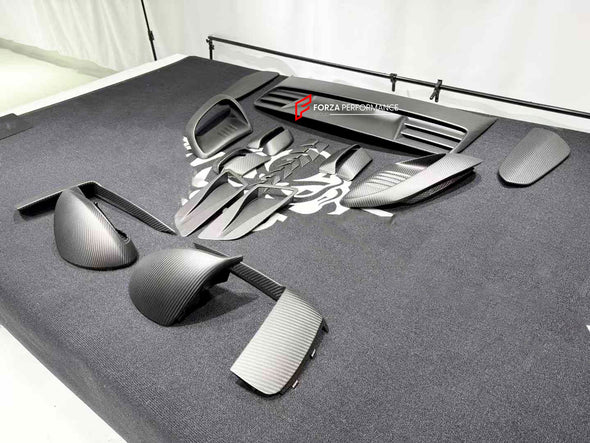 CARBON REPLACEMENT PARTS for PORSCHE 911 GT3RS OEM STYLE

Set includes:

Hood Air Vent Trims

Side Mirror Covers

Side Air Vents

Trunk Cover

Rear Spoiler Side Plates

Material: Dry Carbon

Note: Professional installation is required.

Payment ►
Visa

Mastercard

PayPal with a credit card (add 4.4% at checkout)
Payoneer
Cryptocurrency
Shipment ►
By express DHL/UPS/TNT/FedEx
To the local international airport
Special line by air
Special line by the sea
To Europe and the UK by train

Please let us know which