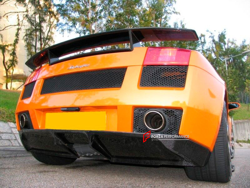 CARBON REPLACEMENT REAR DIFFUSER for LAMBORGHINI GALLARDO COUPE 2003 - 2008
